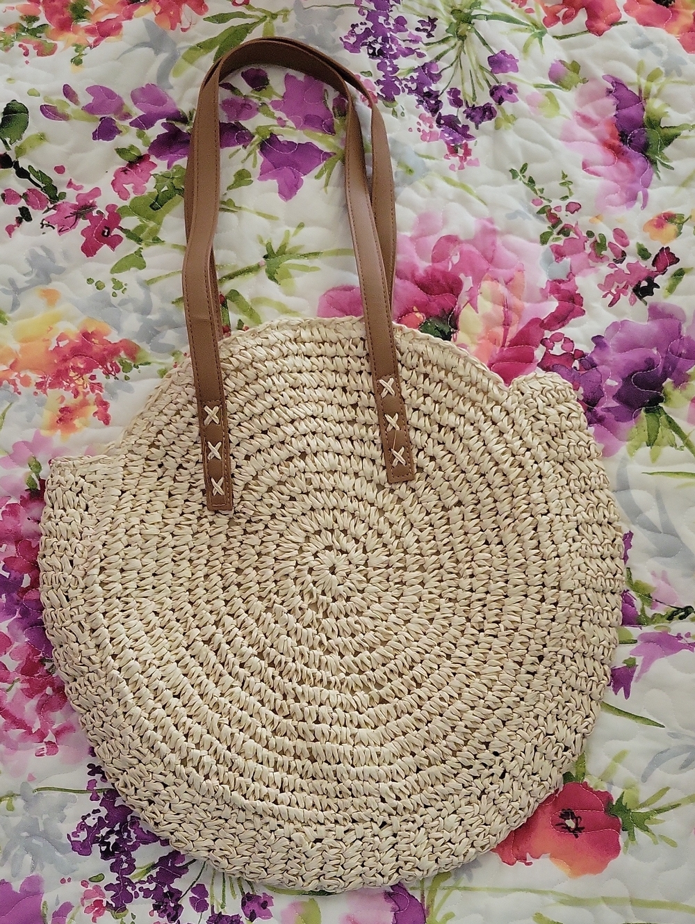 New Straw Purse